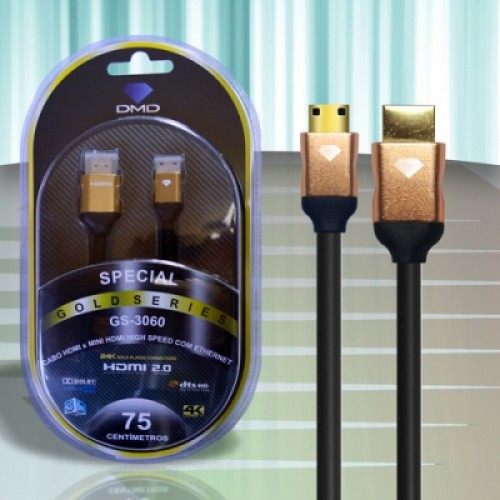Cabo HDMI X Mini HDMI Diamond Cable DMD GS3060 